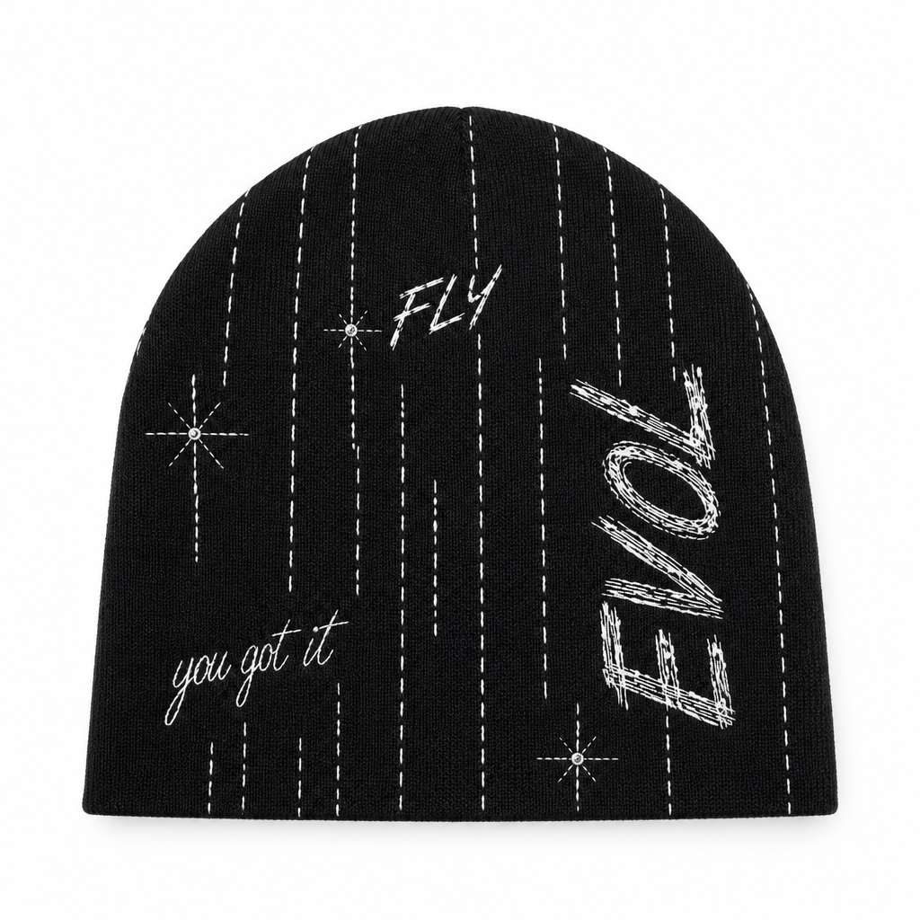 EVOL “FLY” BEANIE (Black)