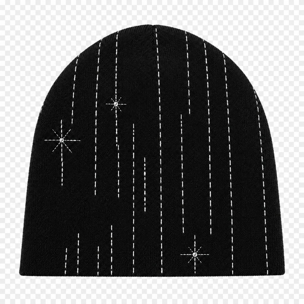 Black FLY beanie back matched to existing product photo